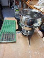 Fondue Set, Edelstahl, 6 Gabeln, Vintage, Top Zustand! (54)
