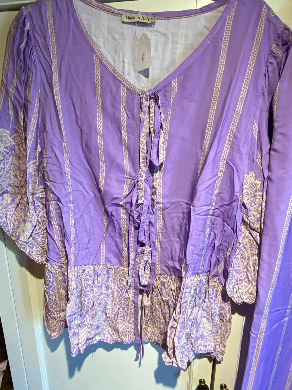 Vestiti: DAMEN KLEID 2-TEILIG,LILA-WEISS – Nuovo e nell'imballaggio originale da Meienried venduto da ManuelaBoutique 4
