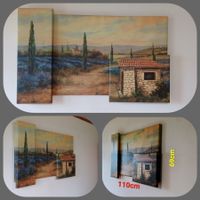 Tableau Toscane 3D(rêve 🙇 de vacances 🌴)Hingucker Garantie