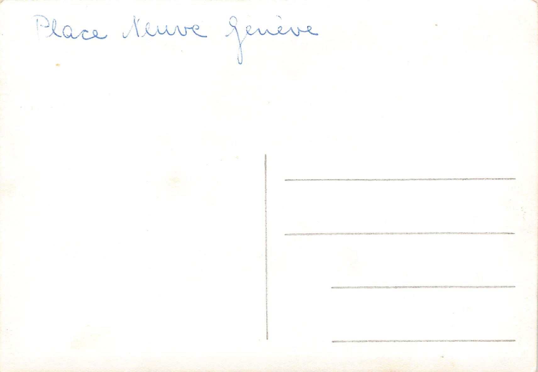 Cartes postales: Place Neuve Geneve G – D'occasion à Biasca par Blenio71 1