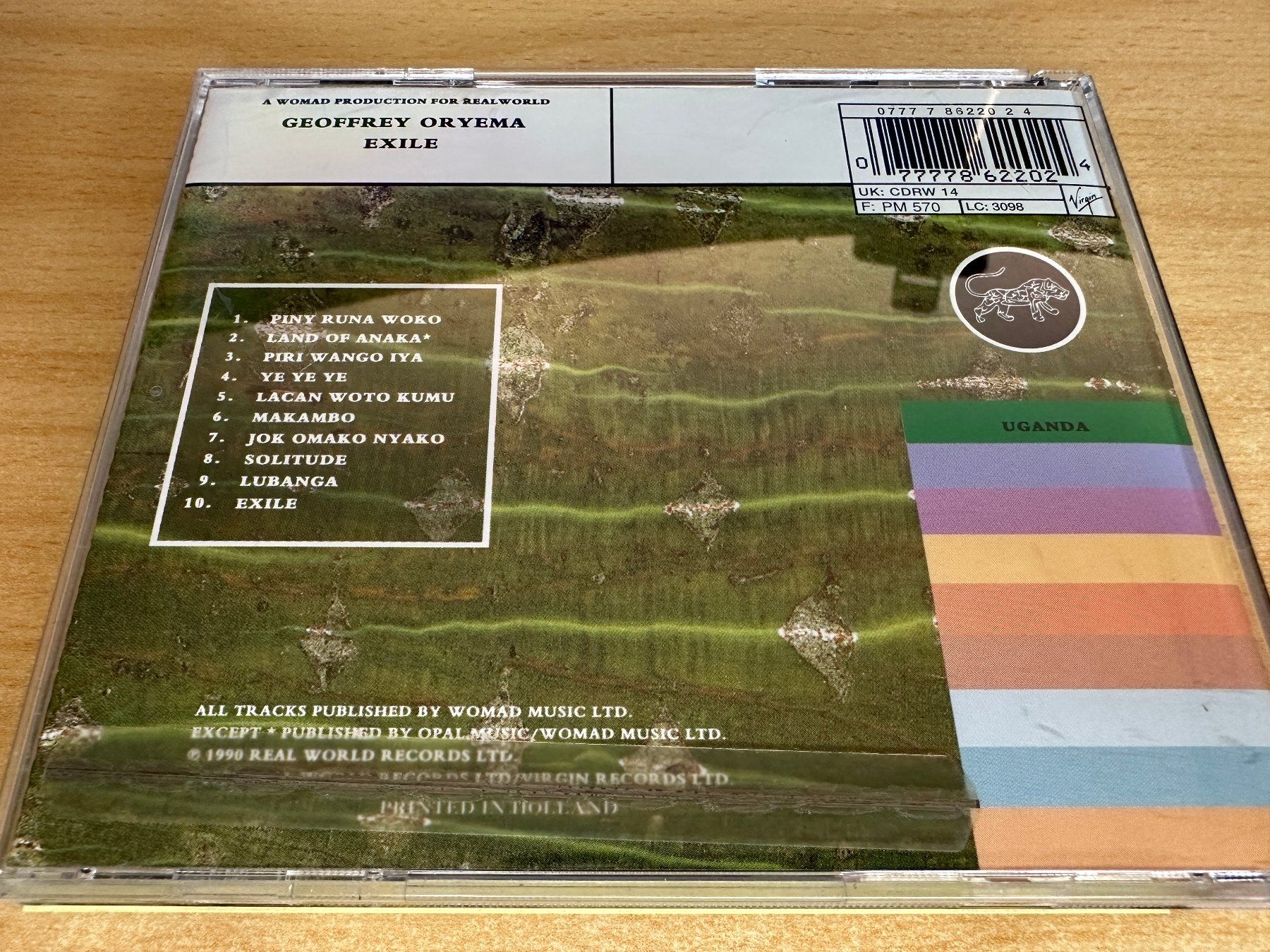 CDs: I9 Geoffrey Oryema – Exile – Gebraucht aus Rikon im Tösstal von Alpenmutz 1