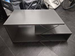 Tisch grau Metall modern guter Zustand