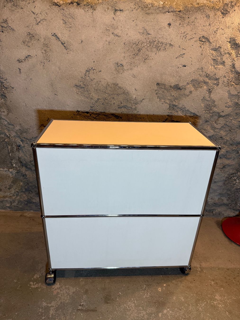 USM Cassettiere: USM Haller Kommode in Weiss – Usato da Schalunen venduto da Schwende2 5