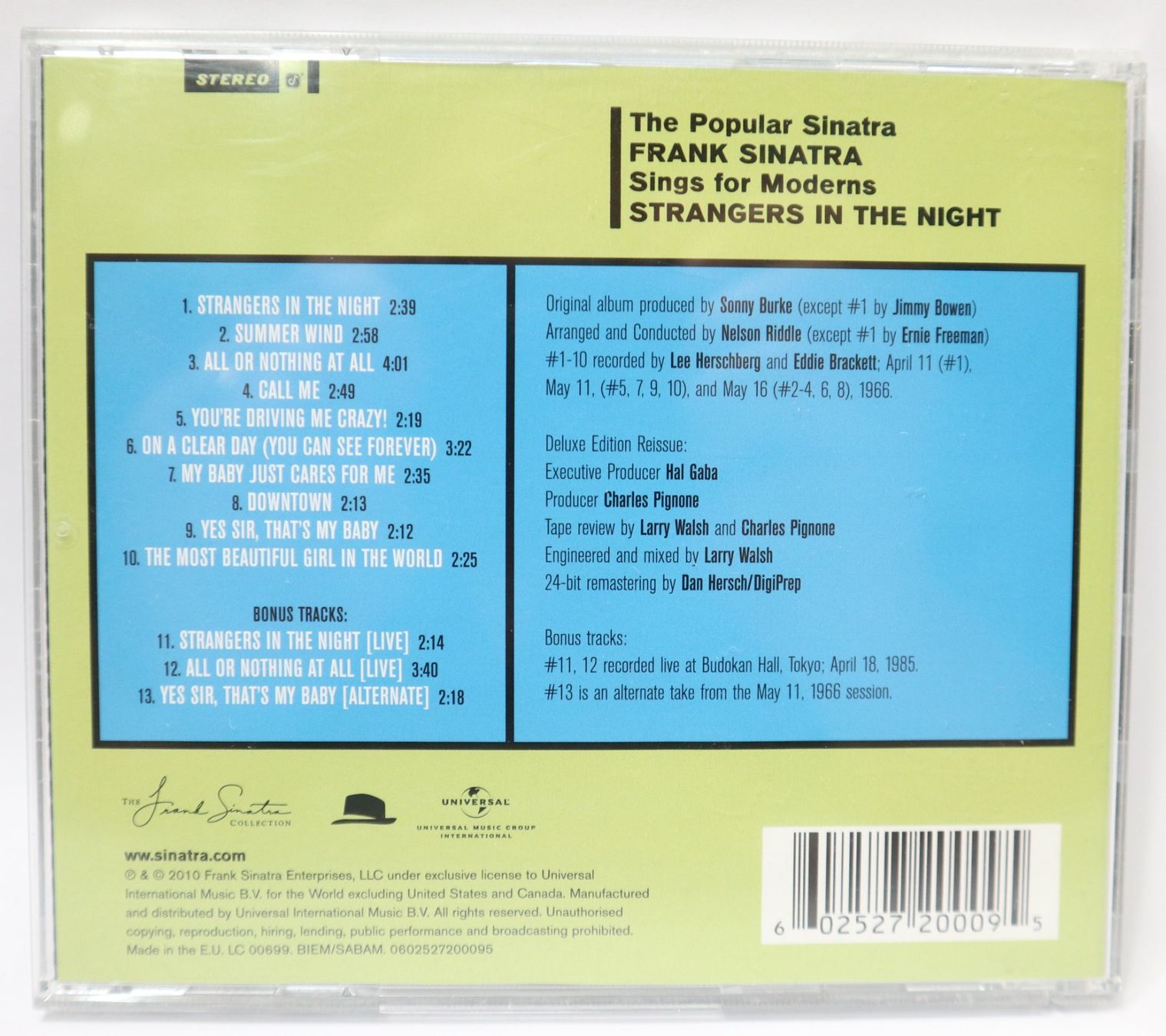 CDs: CD Frank Sinatra, Strangers In The Night – Gebraucht aus Eschenbach SG von Astalavista 1
