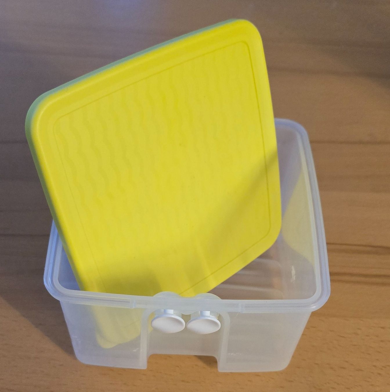 Contenitori & Simili: Tupperware Behälter mit gelbem Deckel - Frühling! – Usato da Henau venduto da MonkeyDLuffy96