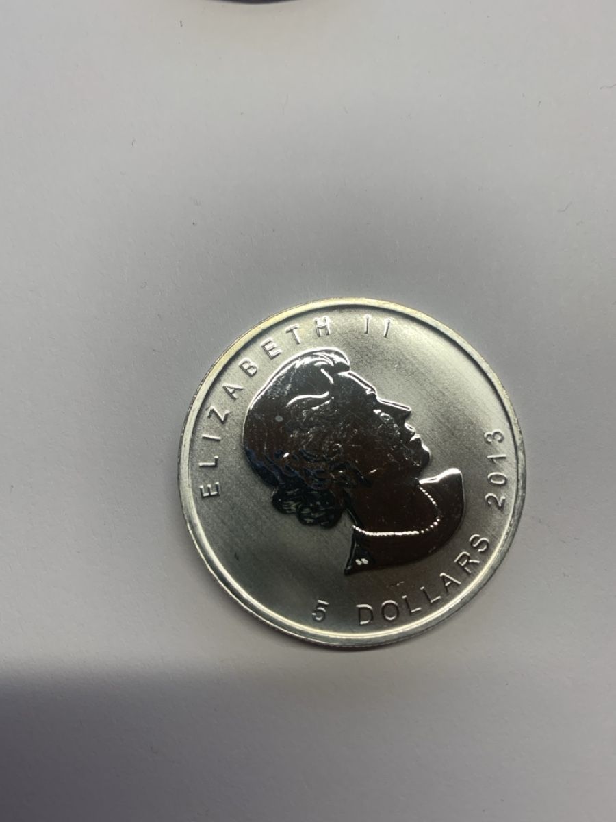 Tutti le monete: Kanada 5 Dollar Silbermuenze 1 oz 2013 Maple Leaf – Usato da Wiggen venduto da Antoniotto 1