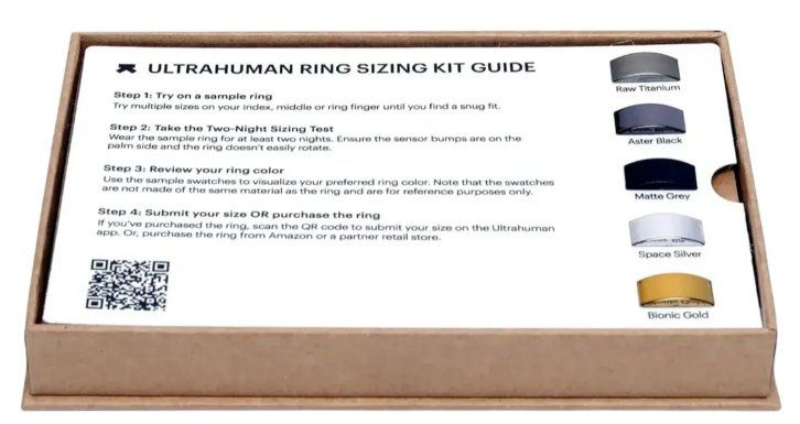 Anelli: Ultrahuman Ring Sizing Kit Grössen 5 bis 14 neu – Nuovo e nell'imballaggio originale da Oensingen venduto da Francos 1
