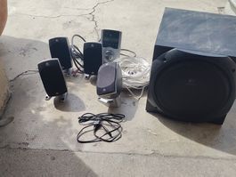 Lautsprecher Logitech Z-5500 Digital 5.1 System gebraucht