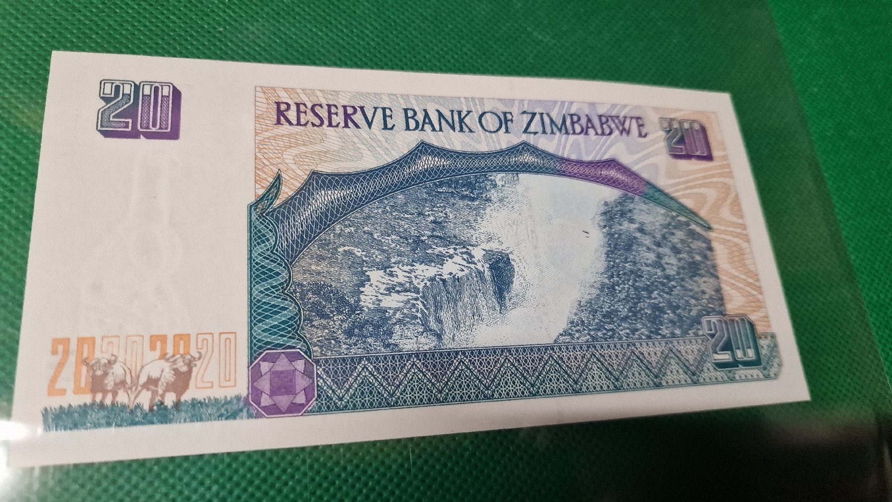 Banconote: Banknote Zimbabwe 1997 NEU – Nuovo e nell'imballaggio originale da Herisau venduto da Antiques.AR 1
