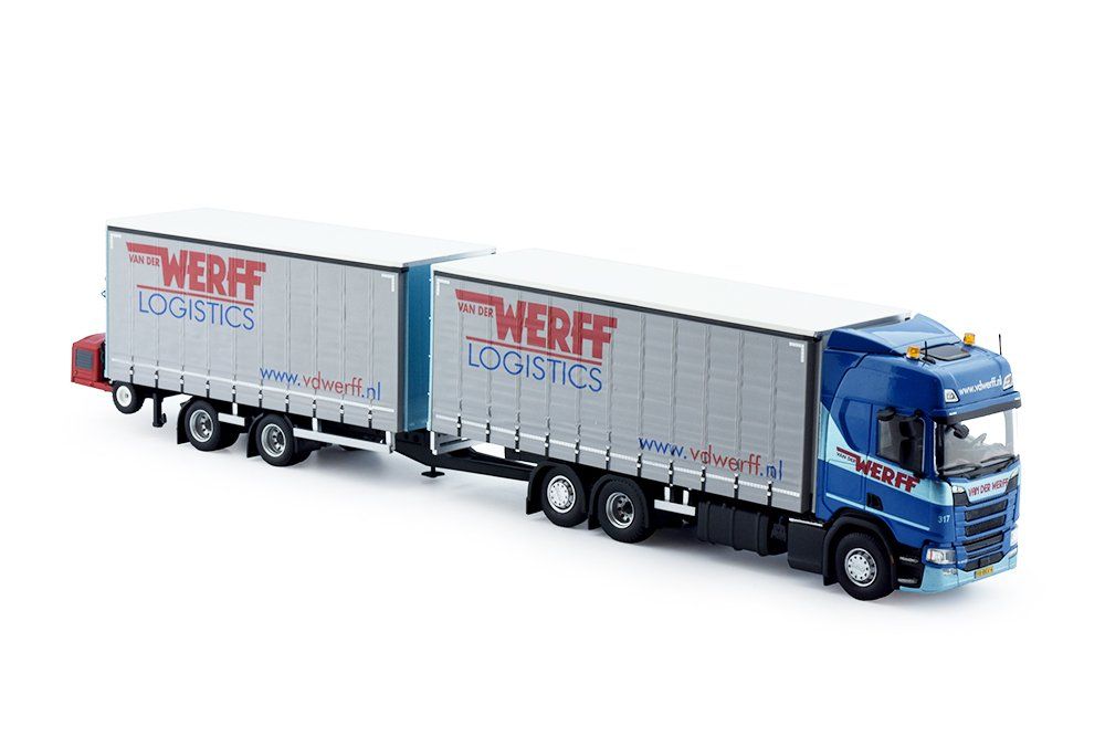 Tekno Kit di modellismo & Modellini statici: Tekno 75146 Scania van der Werf – Nuovo e nell'imballaggio originale da Dagmersellen venduto da FBM-Bacheli 3