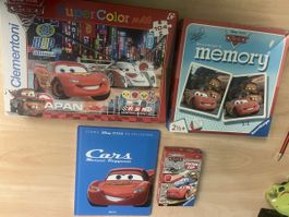 Cars Spiele Sammlung: Puzzle, Memory, Buch, Kartenspiel!