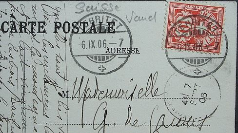 Cartoline postali: TERRITET Val-Mont animée - Gärtner – Usato da Jona venduto da philajona 1