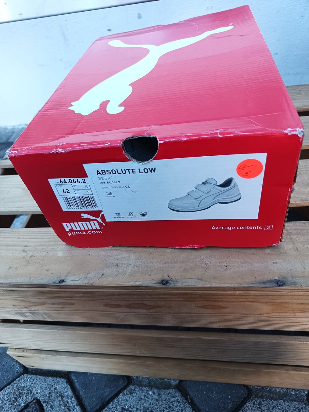 Puma Scarpe da uomo: Puma Sicherheitsschuhe S2 SRC 42 – Nuovo e nell'imballaggio originale da Oberegg venduto da 19franzi94 8