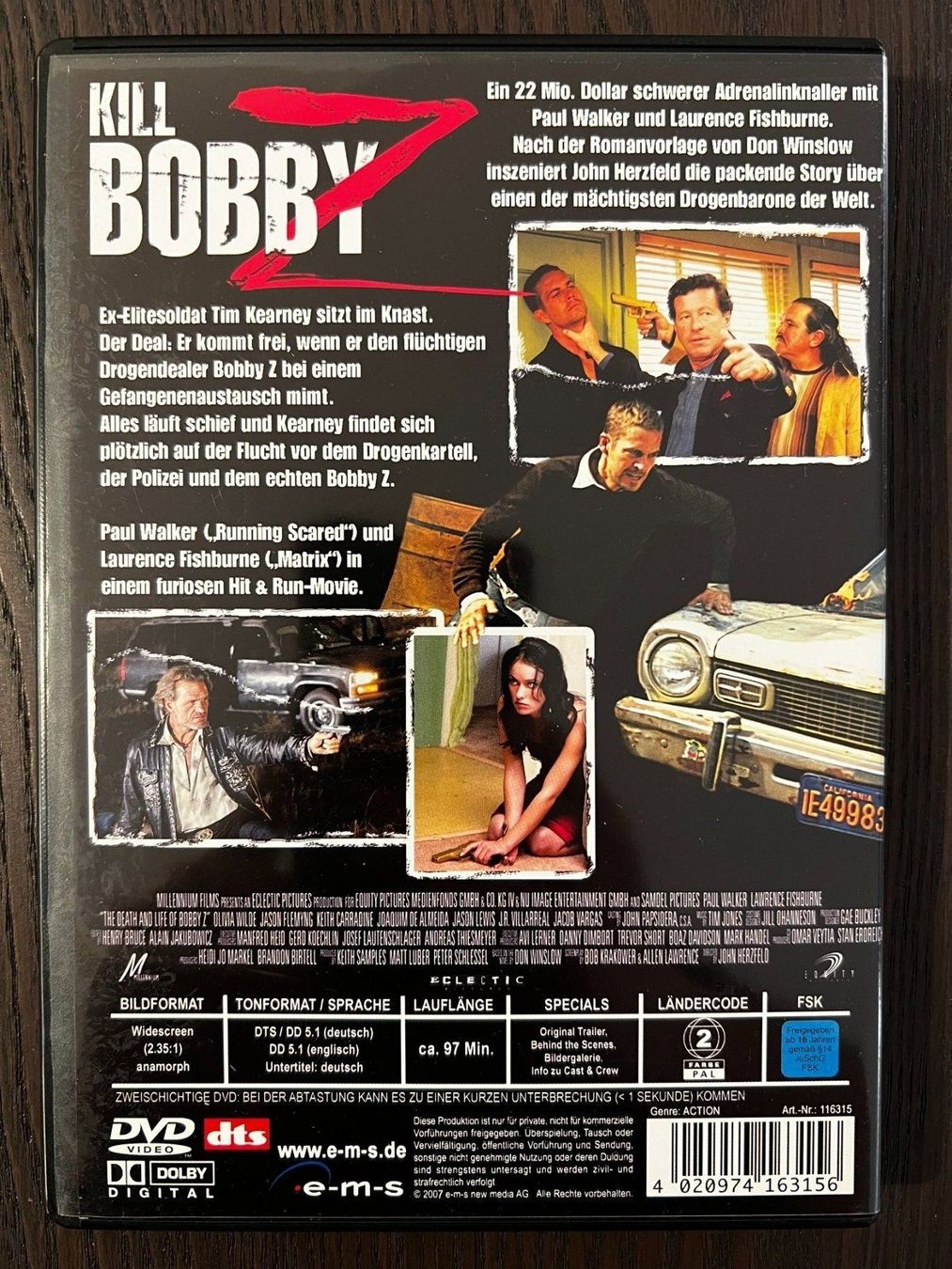 Tutti i DVDs: Kill Bobby Z – Usato da Zürich venduto da FilmFreunde 1