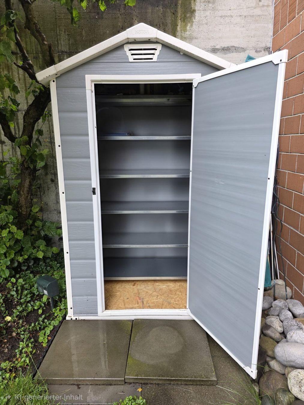 Keter Casette da giardino & serre: Gartenhaus Gartenschrank Keter MANOR 4X3 – Usato da Ballwil venduto da Knust 1
