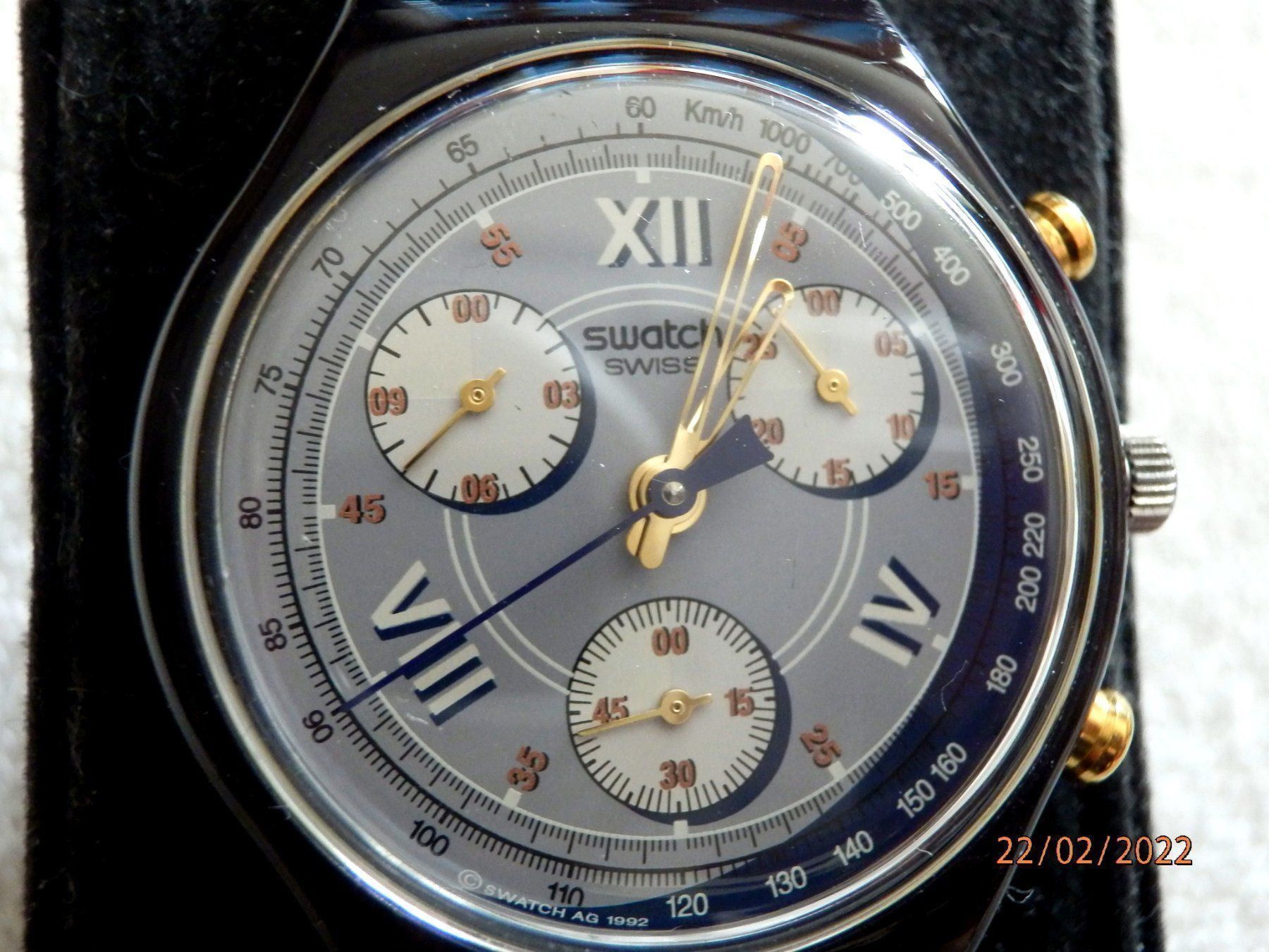 Swatch Orologi: Swatch 1992 Chronograph, Quartz, läuft – Usato da Ueberstorf venduto da dinbau 2