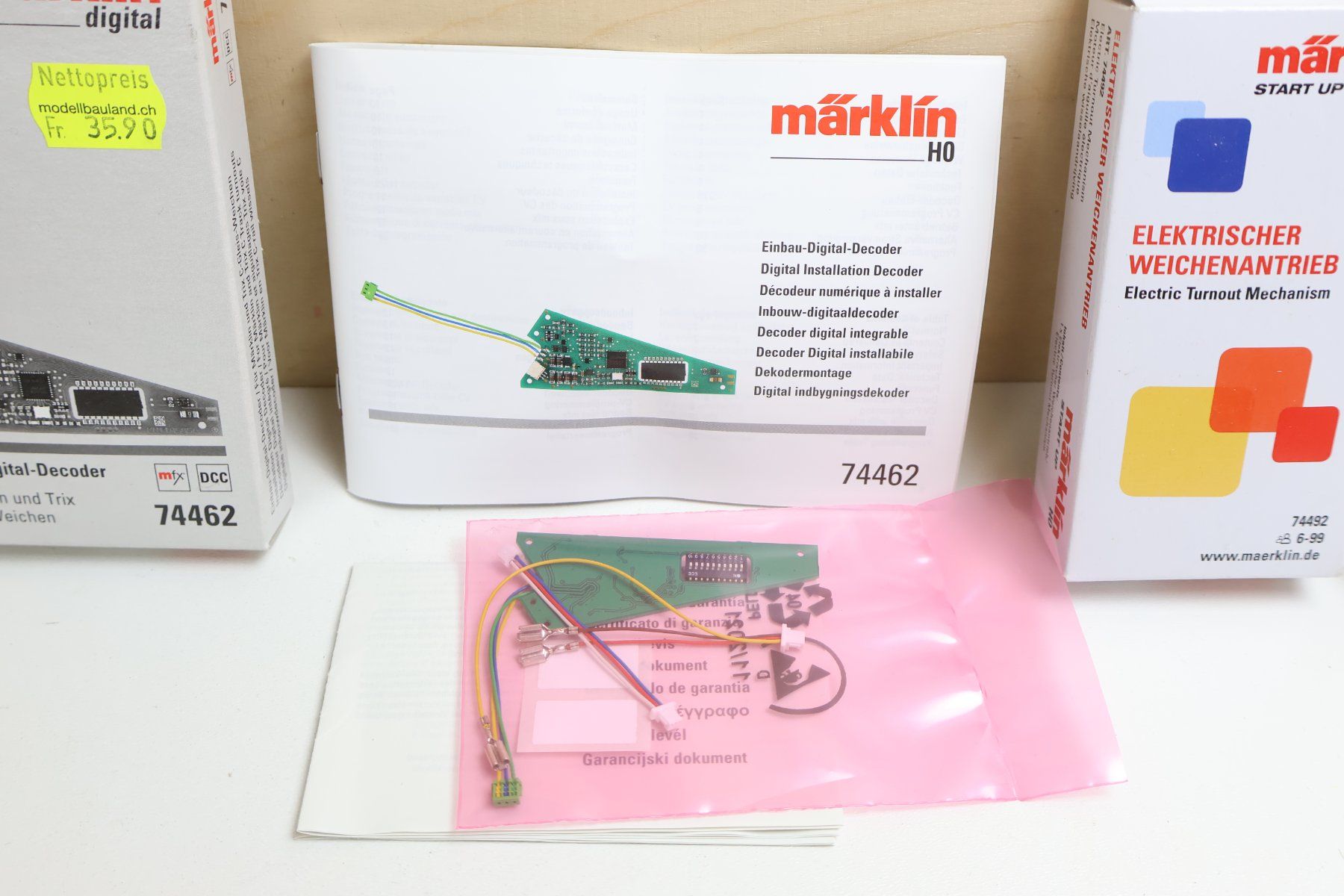 Märklin Modelleisenbahnen: Märklin Weichendecoder 74462 + El. Antriebe C-Gleis H0 - Neu – Gebraucht aus Winterthur von Monstera 3