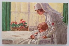 Bundesfeierpostkarte Nr.33 - 1921 - Krankenpflegerin