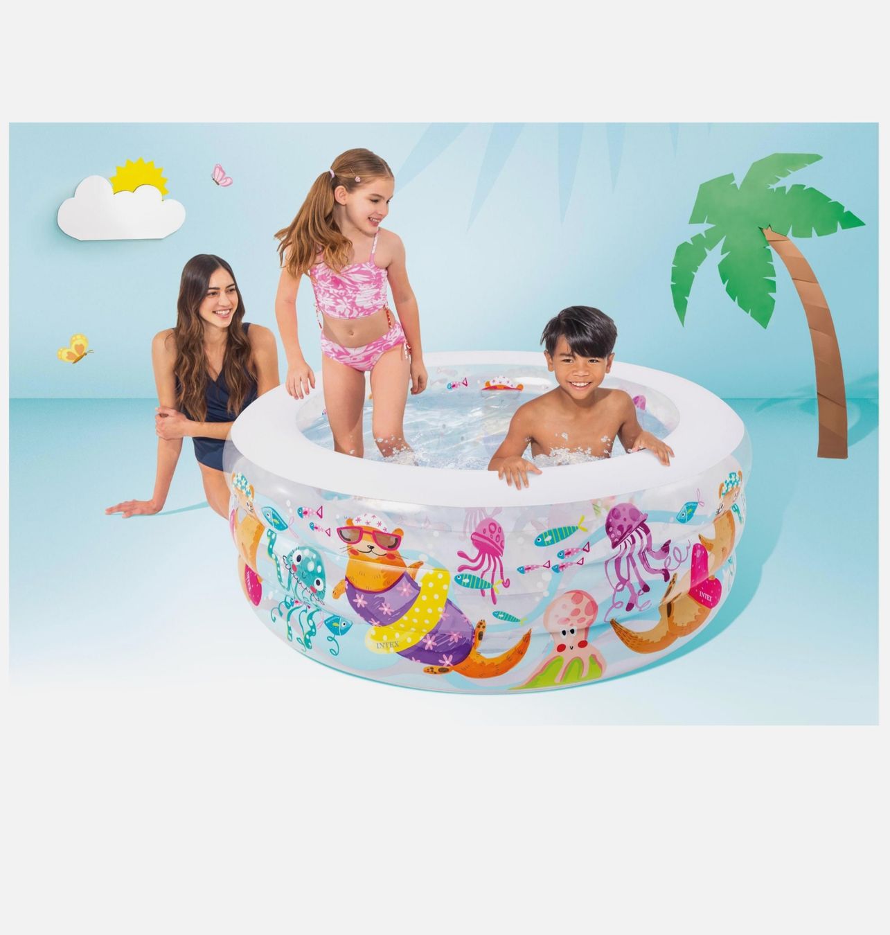 Intex Piscine: Intex Aquarium Planschbecken – Nuovo e nell'imballaggio originale da Winterthur venduto da Pcline1 1