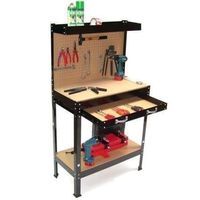 06061 - Universal Werkbank ECO mit Lochwand und Schublade