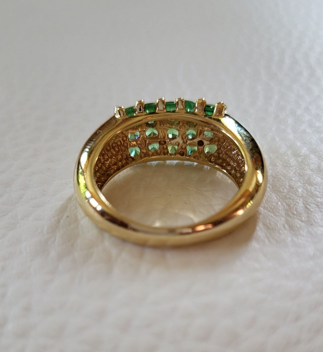 Anelli: Gold 585 Massiv Ring Mit Steine – Usato da Wald ZH venduto da Dasilver 5