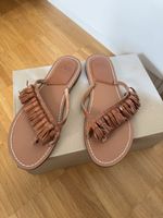 Zara Sandalen Gr.40 mit Fransen, Top Zustand für Sommer!