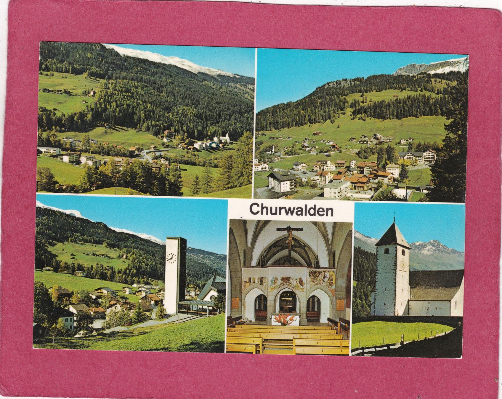 Ansichtskarten: Churwalden 1983 – Gebraucht aus Herisau von Lisegrat2008