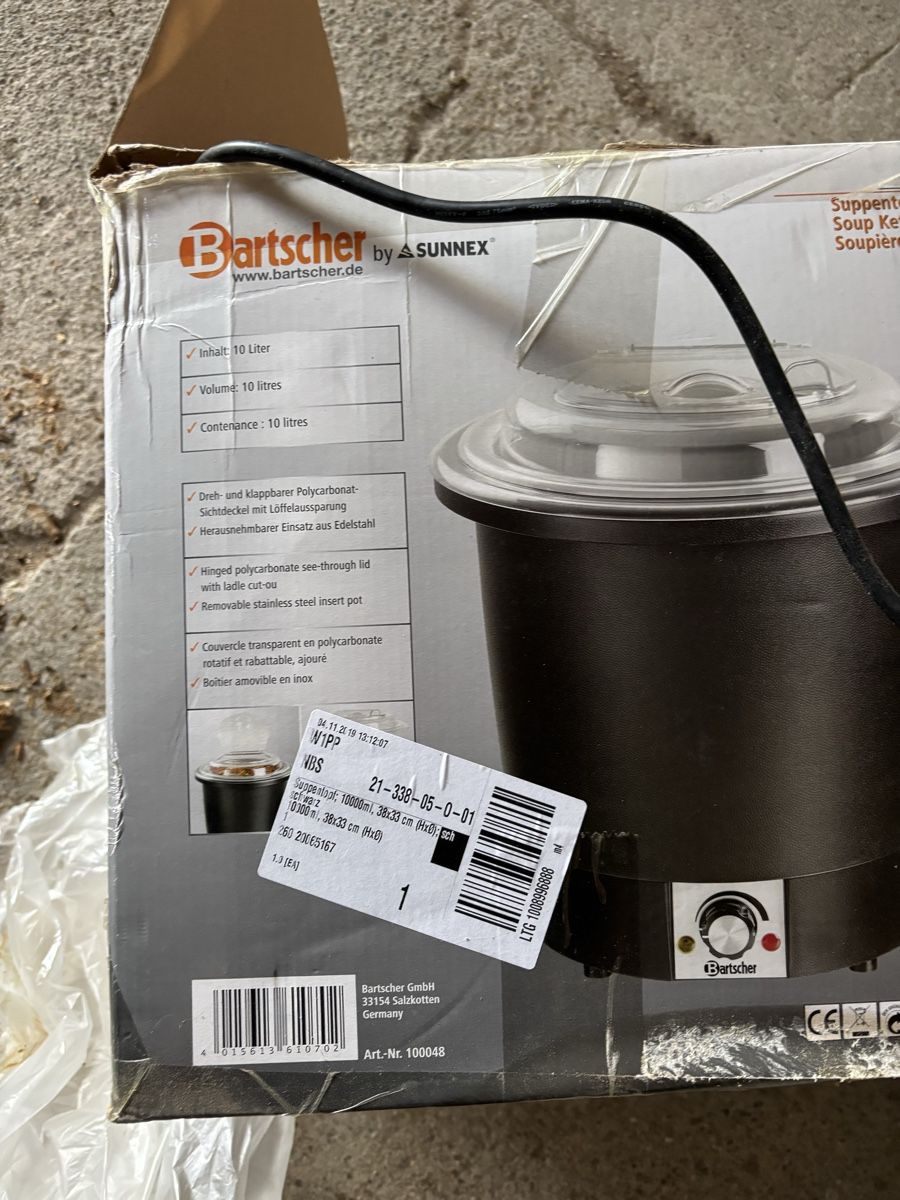Bartscher Elettrodomestici da cucina: Bartscher Suppenhafe 10L neuwertig – Nuovo (secondo la descrizione) da zollikon venduto da kal_5mkk