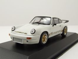 Porsche 911 Carrera RS 3.0 1974 weiss / Gold / schwarz  1:43