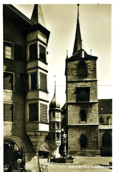 Cartoline postali: Biel - Ring + 1933 – Usato da Emmenbrücke venduto da teestube
