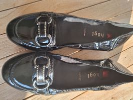 Hogl Lack Ballerinas Gr.6  schwarz
