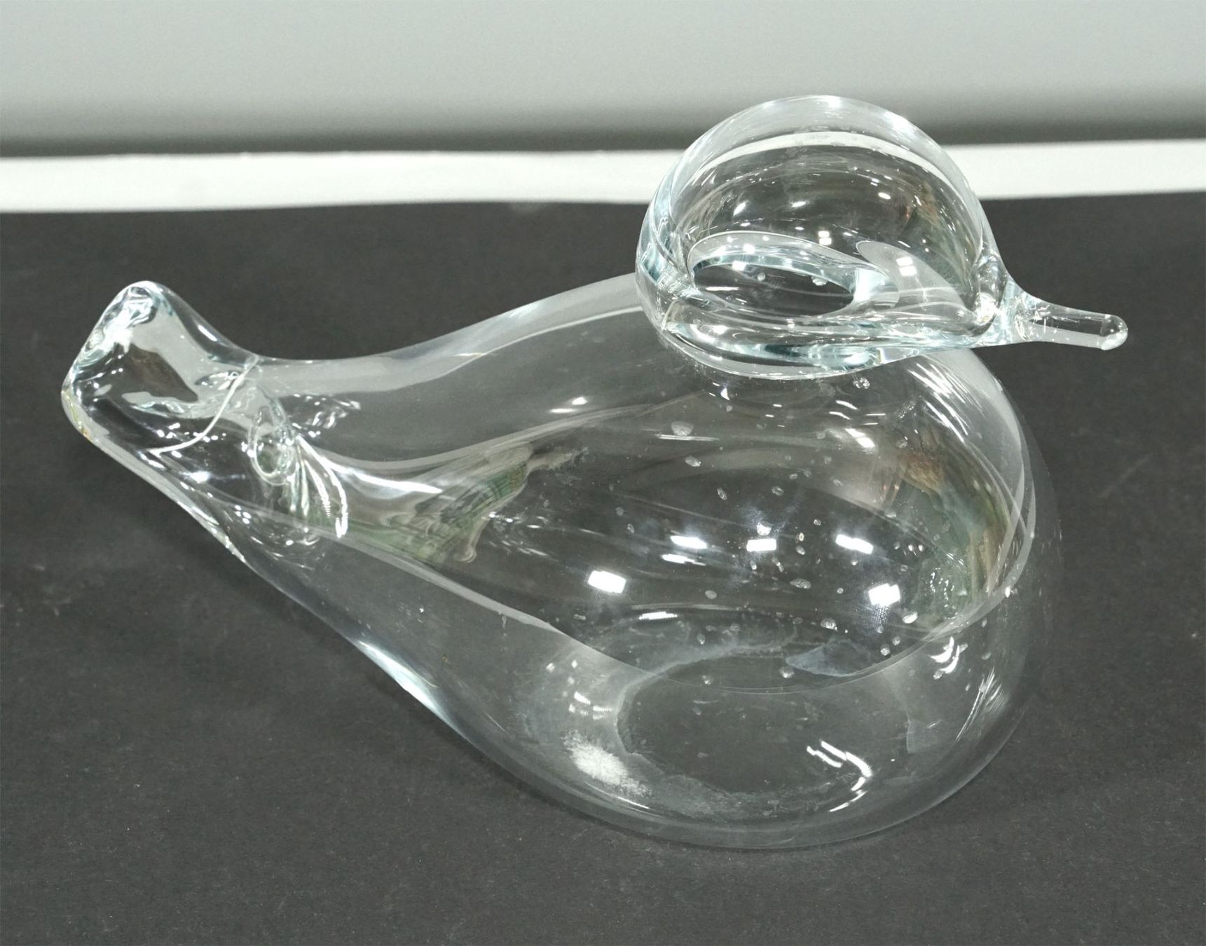 Statuette: grosse Klarglas-Ente 24cm – Usato da Meggen venduto da Brockitare 1
