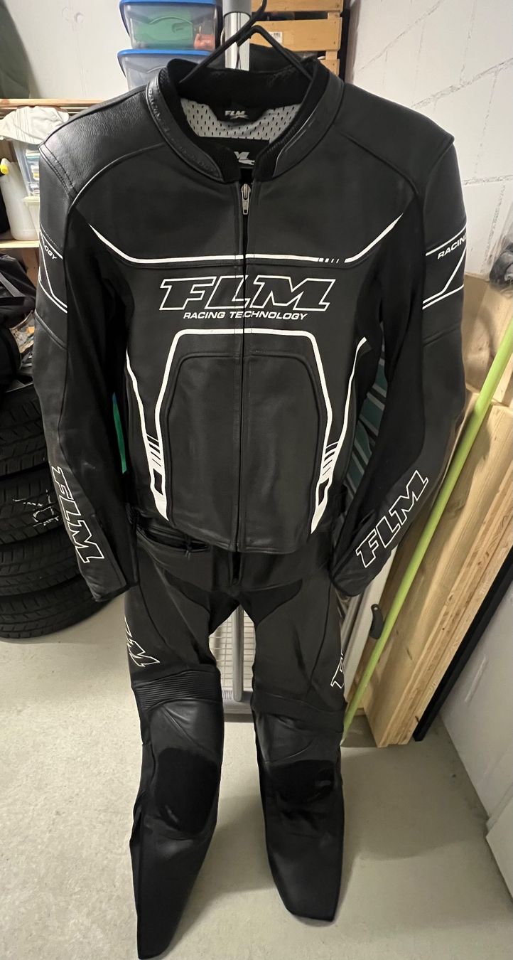 Protezioni & Imbottiture: FLM Lederkombi Racing Technology Gr. 50 – Usato da Luterbach venduto da arbefortytwo