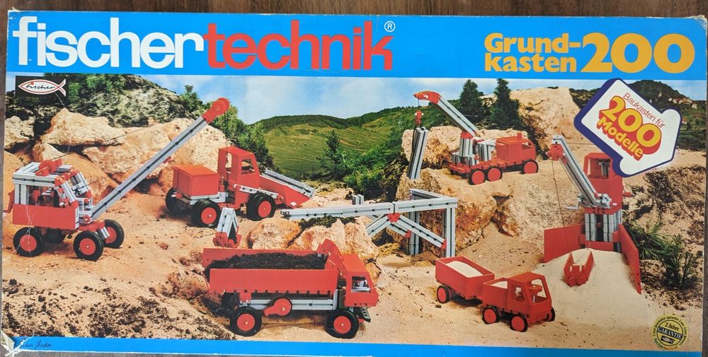 FischerTechnik 400 Grundkasten – Jeu De Construction Vintage – Complet