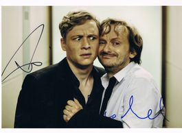 Matthias Schweighöfer & Milan Peschel Autogramm Foto 20x27cm