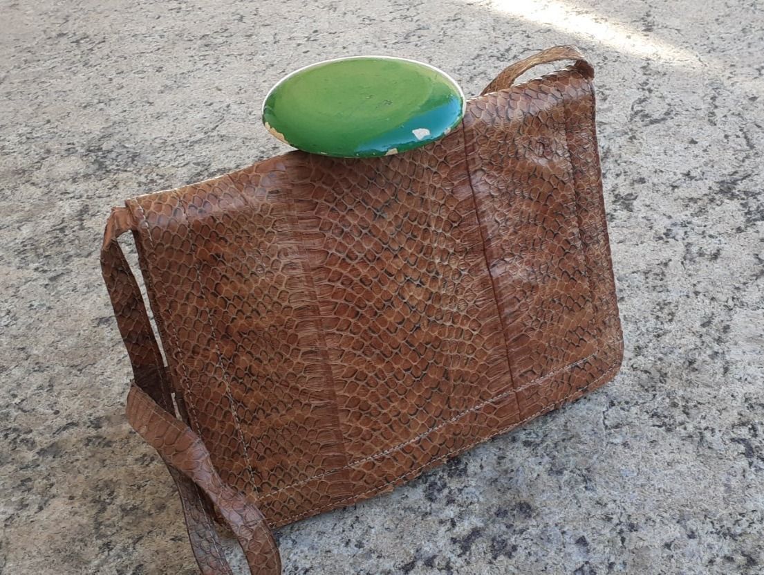 Borse da donna: Handtasche Vintage Schlangenleder 1970er – Usato da Mörschwil venduto da wunderkiste44 2