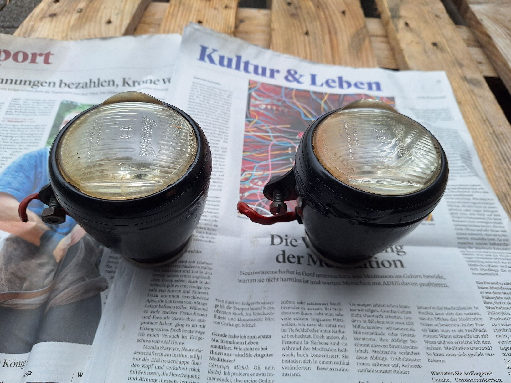 Aebi Trattori: Oltimer Lampen Rapid Aebi Traktor Motormäher – Difettoso da Auw venduto da Zuendapp1952 8