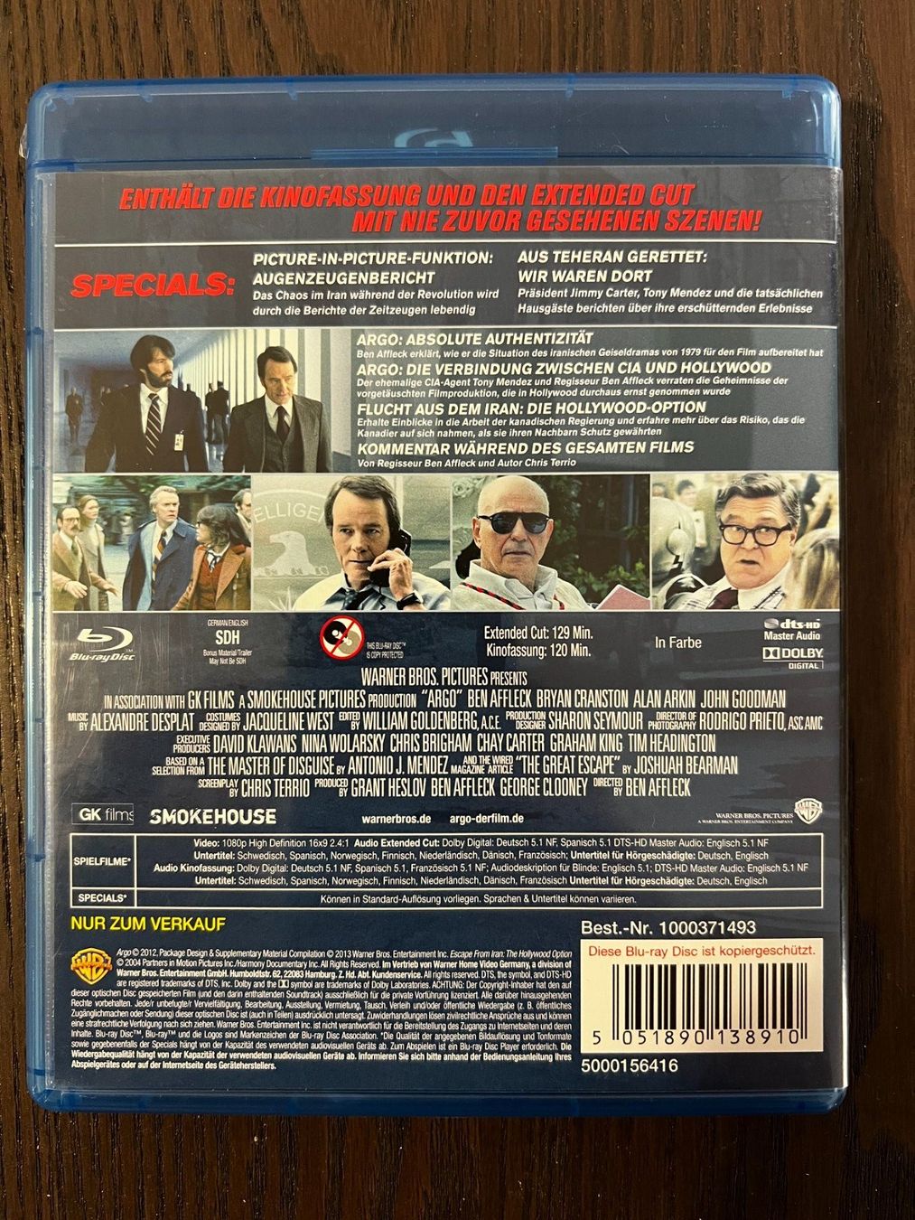 Alle DVDs: Argo – Gebraucht aus Zürich von Blu-ray_ZH 1