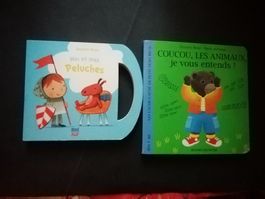 Lot de 2 livres pour enfants: Coucou et Peluches🧸📚😍