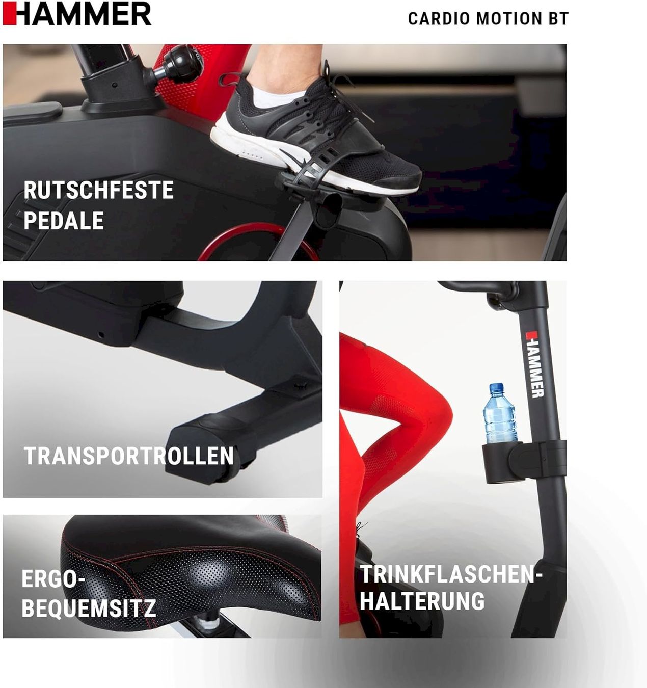 Hometrainer: Hammer Cardio Motion BT Ergometer – Neu und originalverpackt aus Bottighofen von zaap 5