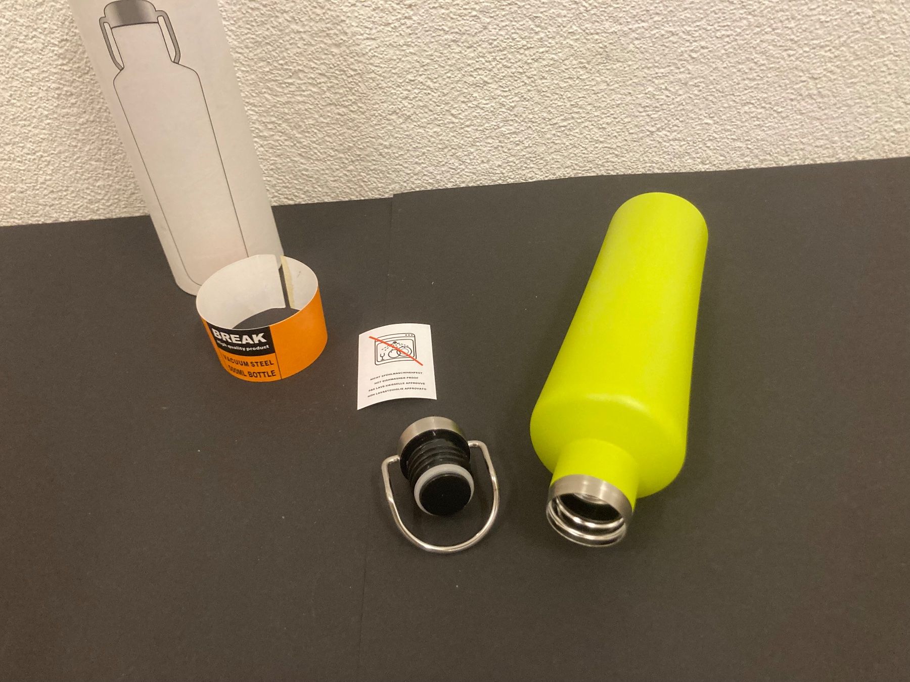 Borracce & Thermos: Thermosflasche Break, 500ml, Grün, Neu – Nuovo e nell'imballaggio originale da Neuenhof venduto da jorogo 3