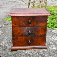 antike Miniatur-Kommode SCHMUCK Edelholz - Wurzelholz?