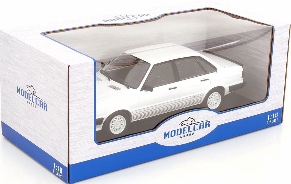 Audi Voitures modèles: AUDi 80 B2 GTE WEISS 1:18 MCG,  – Neuf avec emballage d'origine à Suhr par Moebelsiralfred 2
