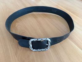 Navyboot  Gurt  Gürtel   Ledergurt   Länge  97 cm  schwarz