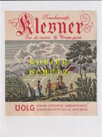 Etikette - Klevner (Traubensaft) /bd
