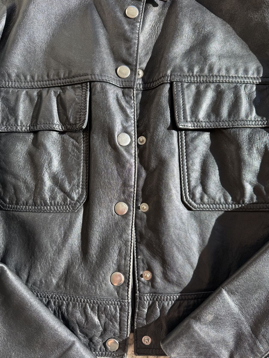 Mango Giacche: Mango Black Leather Jacket - Size S – Nuovo (secondo la descrizione) da Hergiswil NW venduto da jaybee27 5