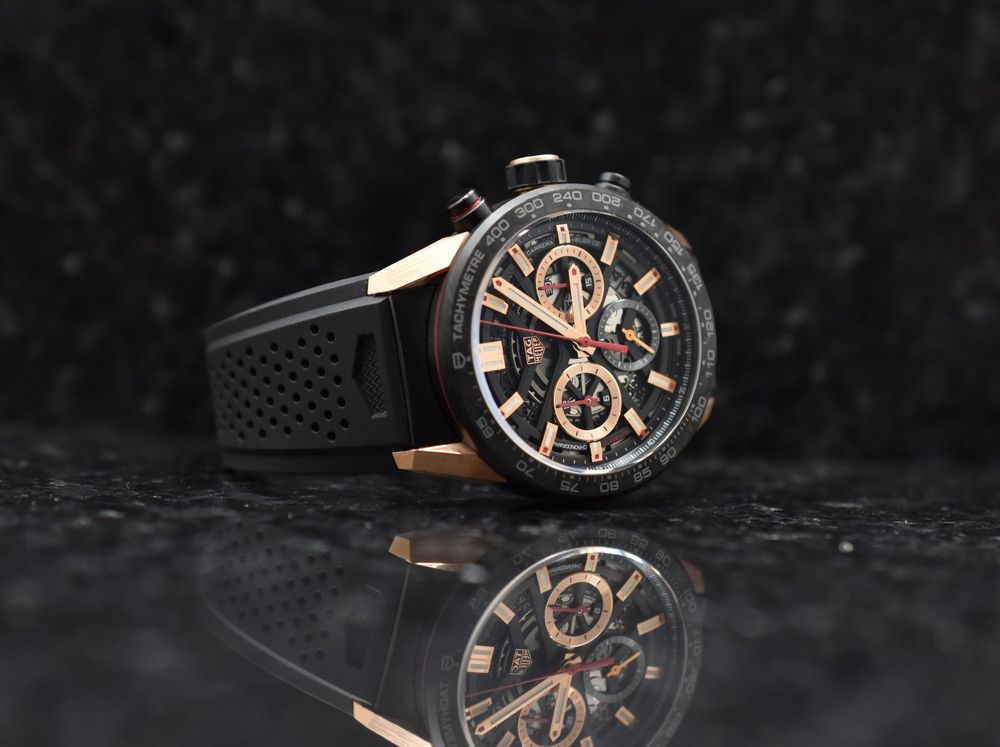 TAG Heuer Carrera Calibre Heuer 02 Rosegold Limited Edition