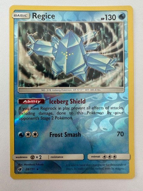 Pokémon Carte collezionabili: Regice - Reverse Holo - Pokemon – Nuovo (secondo la descrizione) da Nussbaumen AG venduto da Pika-Shop
