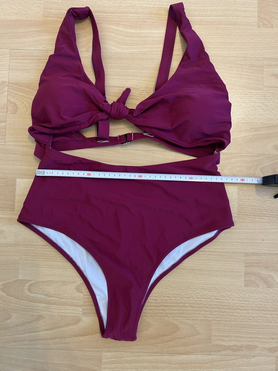 Shein Costumi da bagno & Bikini: Badekleid Gr. L neu weinrot – Nuovo e nell'imballaggio originale da Biel/Bienne venduto da SandraDG 2