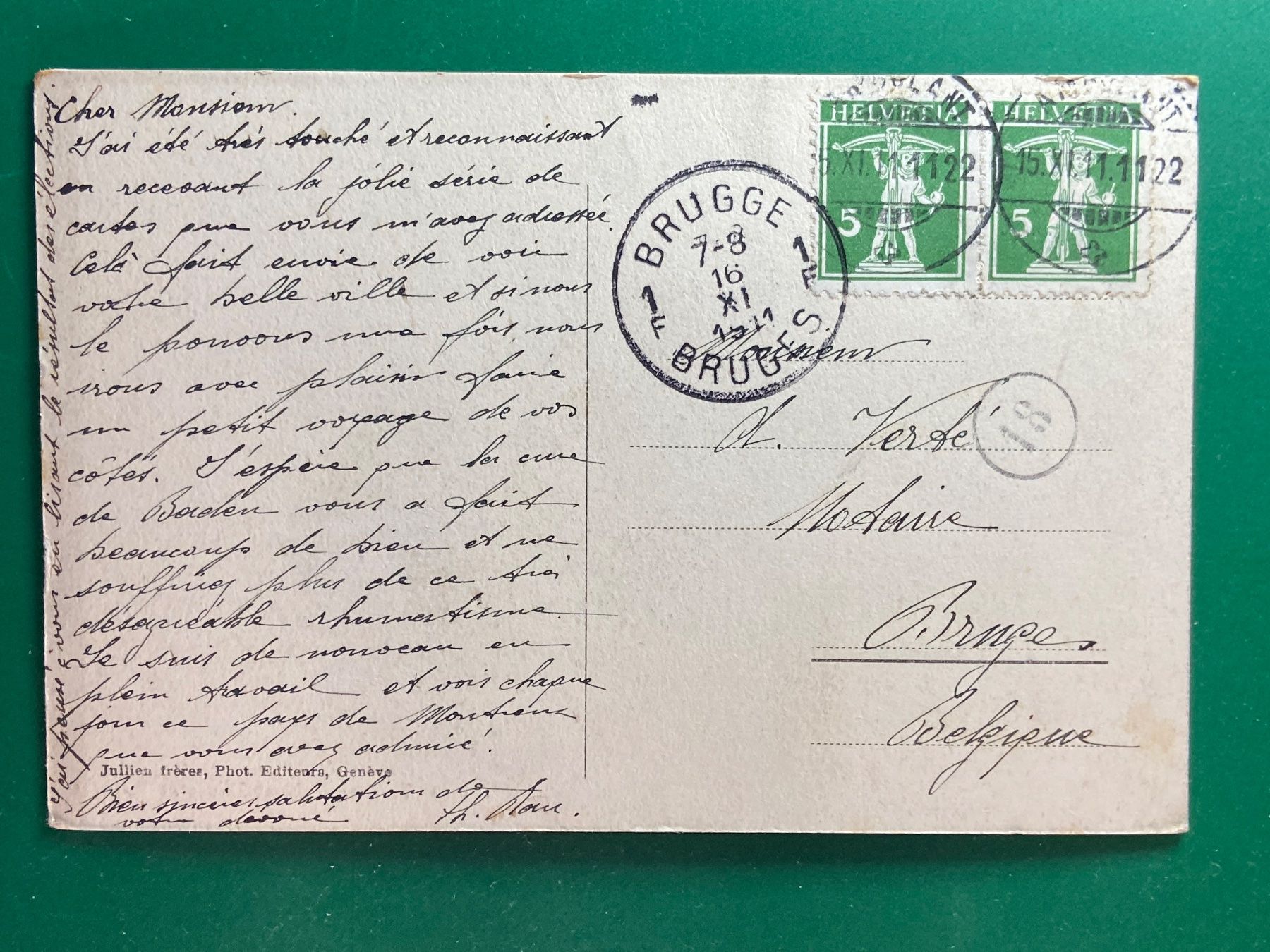 Ansichtskarten: Territet - Mont Fleury et Valmont – Gebraucht aus Steg VS von _vinci_ 1